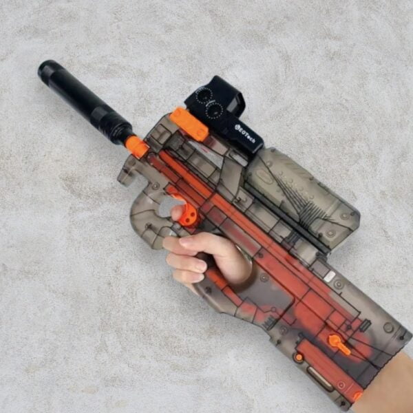Transparent Orange Ascent P90 Gel Blaster