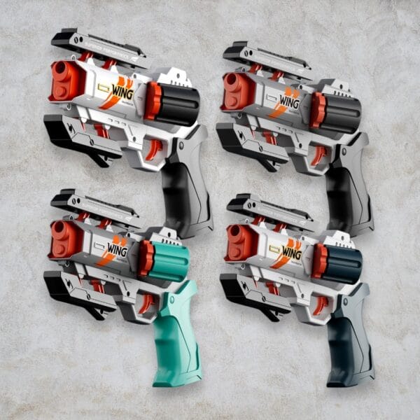 Wing MechWarrior Revolver Foam Dart Blaster