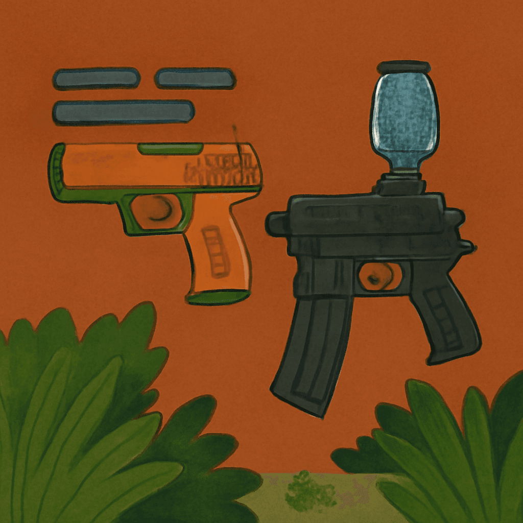 foam dart vs. gel blasters